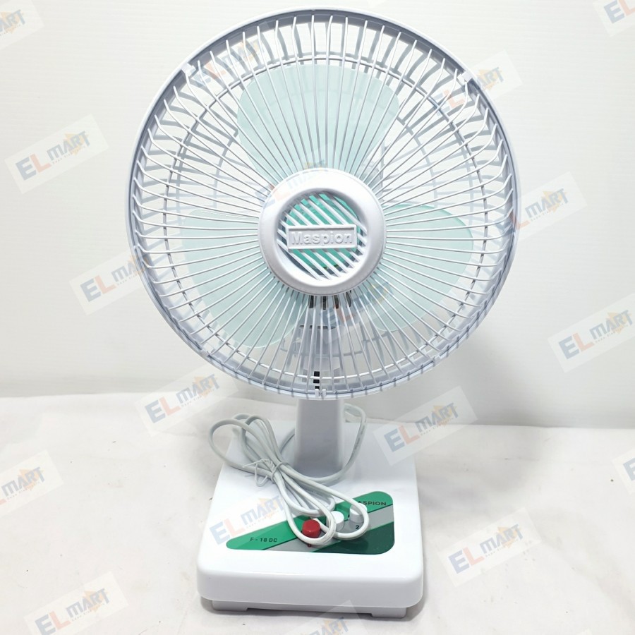 Kipas Angin Maspion Duduk Meja  7 inch F18DC / F 18 DC / F 18DC Desk Fan 7&quot; Awet dan Tahan Lama ori