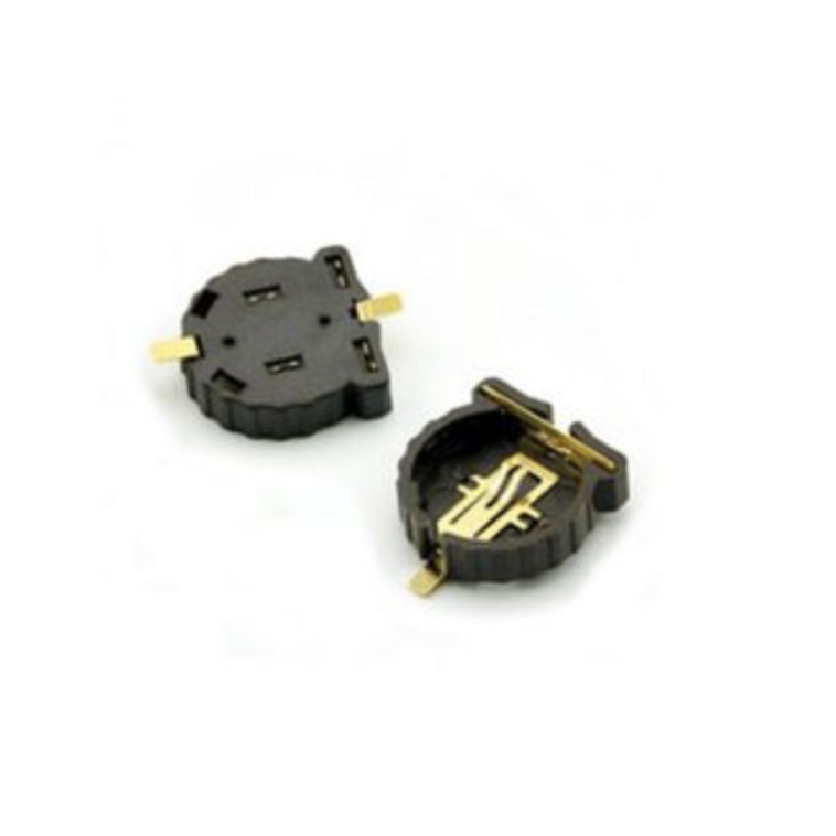 CR1220 Battery Button Coin Cell Holder CR 1220 1216 Socket SMD Case soket bracket