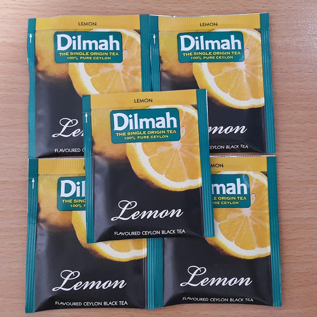 

Dilmah Lemon Flavoured Pure Ceylon Black Tea Sachet