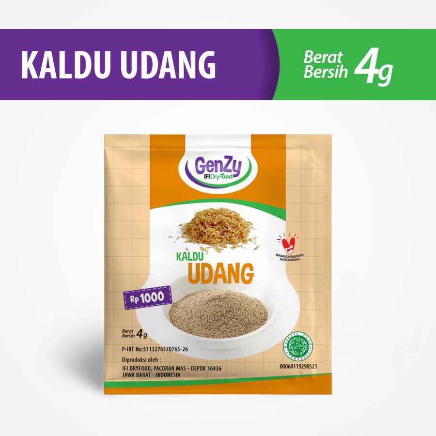 

GenZy Kaldu Udang Sachet 4 g