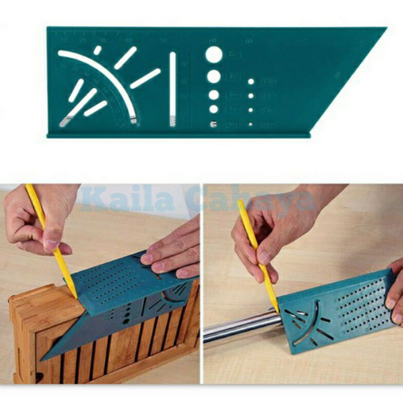 

Penggaris Siku Mark Line Gauge T Sudut Ruler 90 Degre