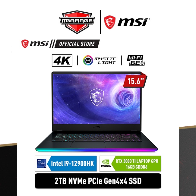 MSI GE66 Raider 12UHS-290ID|i9-12900HK/32G/2TB/RTX3080Ti-16G