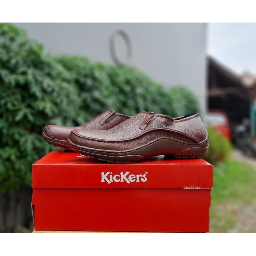 KICKERS 072 - Sepatu Pria Casual Pria Kickers Kulit Asli Sapi Original Sepatu Pria Dewasa Kulit Asli Murah