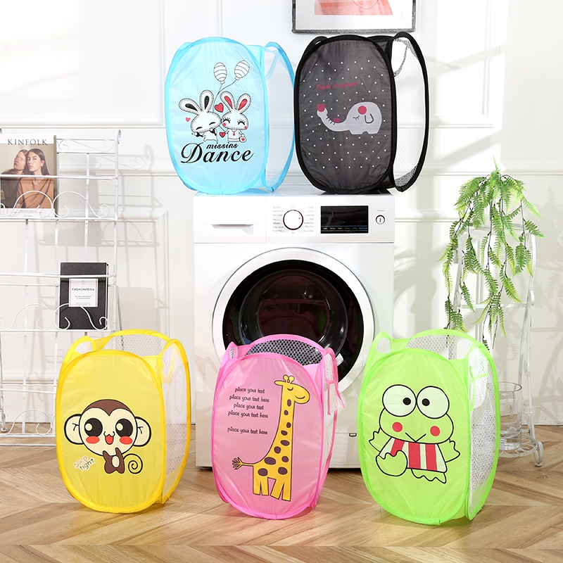 1234OS - Laundry Bag / Keranjang Baju Kotor Karakter Anak / Tempat Penyimpanan Barang Anak.