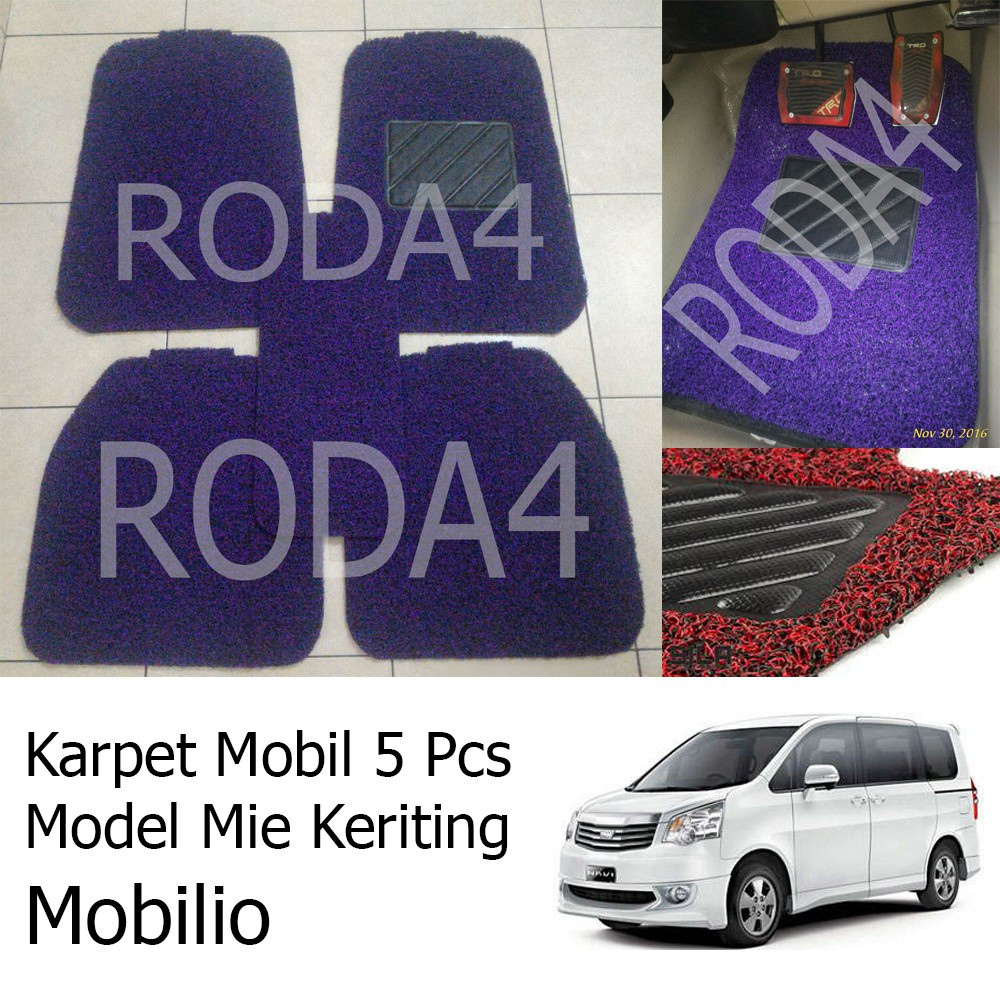 Karpet Mobil / Car Carpet / Floor Mats Universal Model Mie Keriting Nav 1