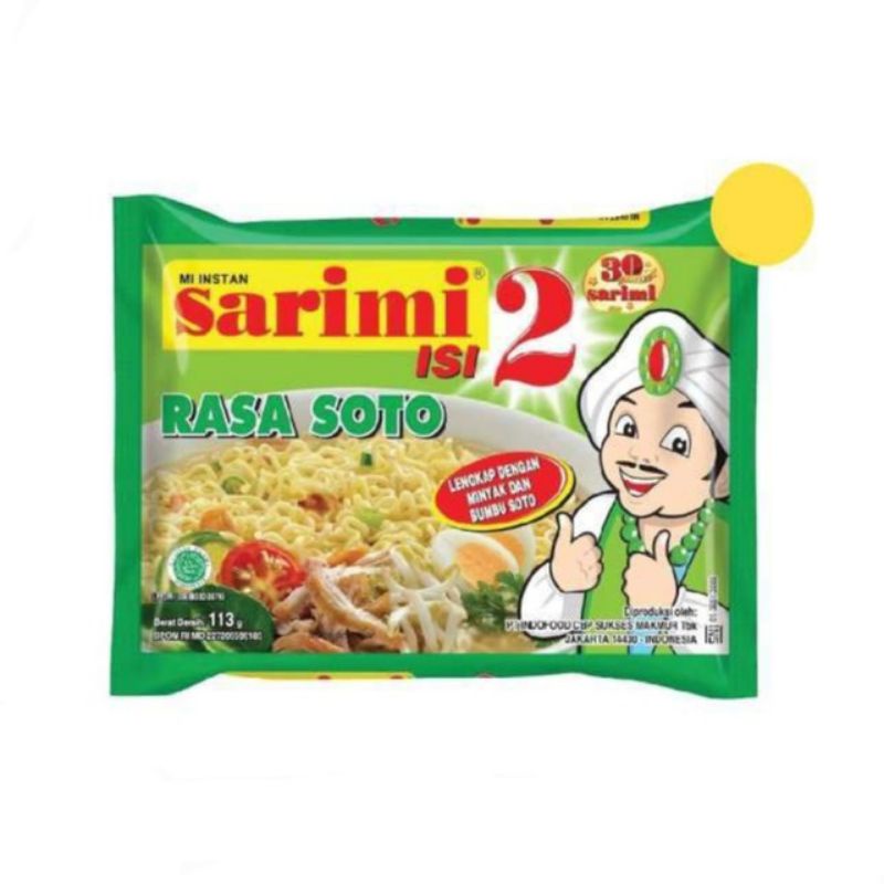 

SARIMI SOTO / MIE INSTAN ISI 2 RASA SOTO