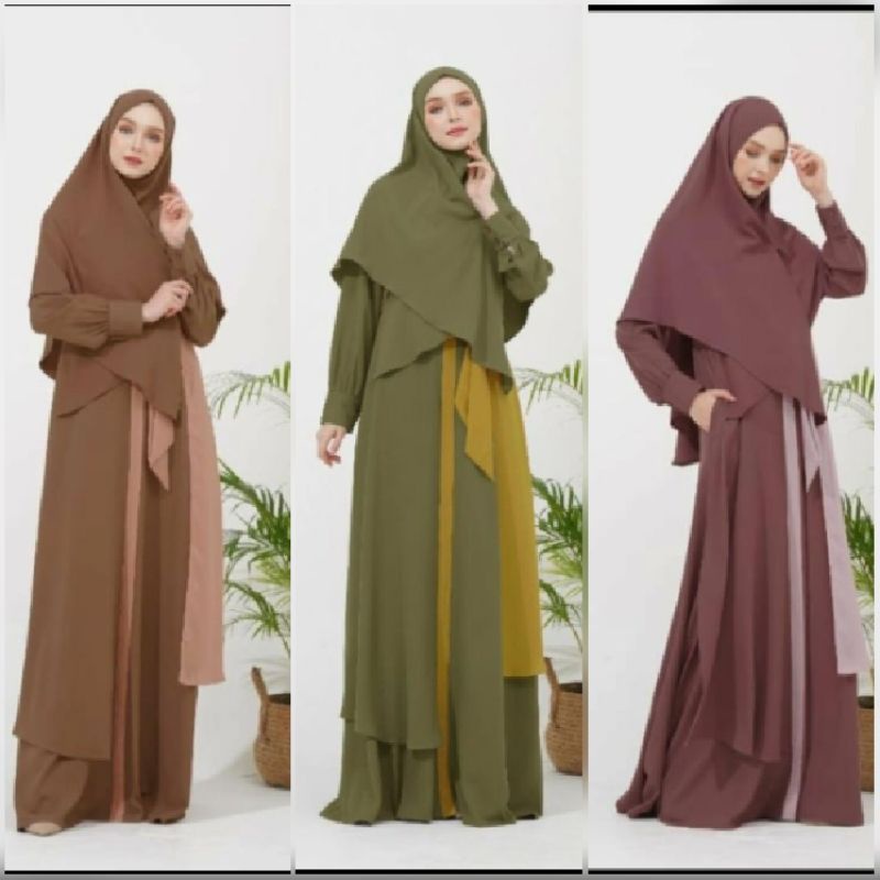 HAITWO// Gamis Haitwo Aster Vest 004 Set