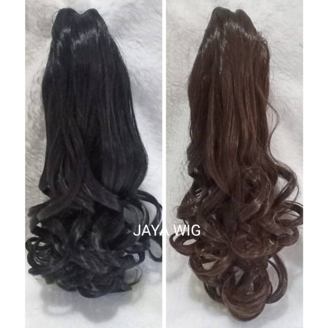 JEPIT EKOR KUDA /PONITAIL JEPIT/JEPIT RAMBUT CURLY/JEPIT WIG/WIG JEPIT /JEPIT RAMBUT PALSU