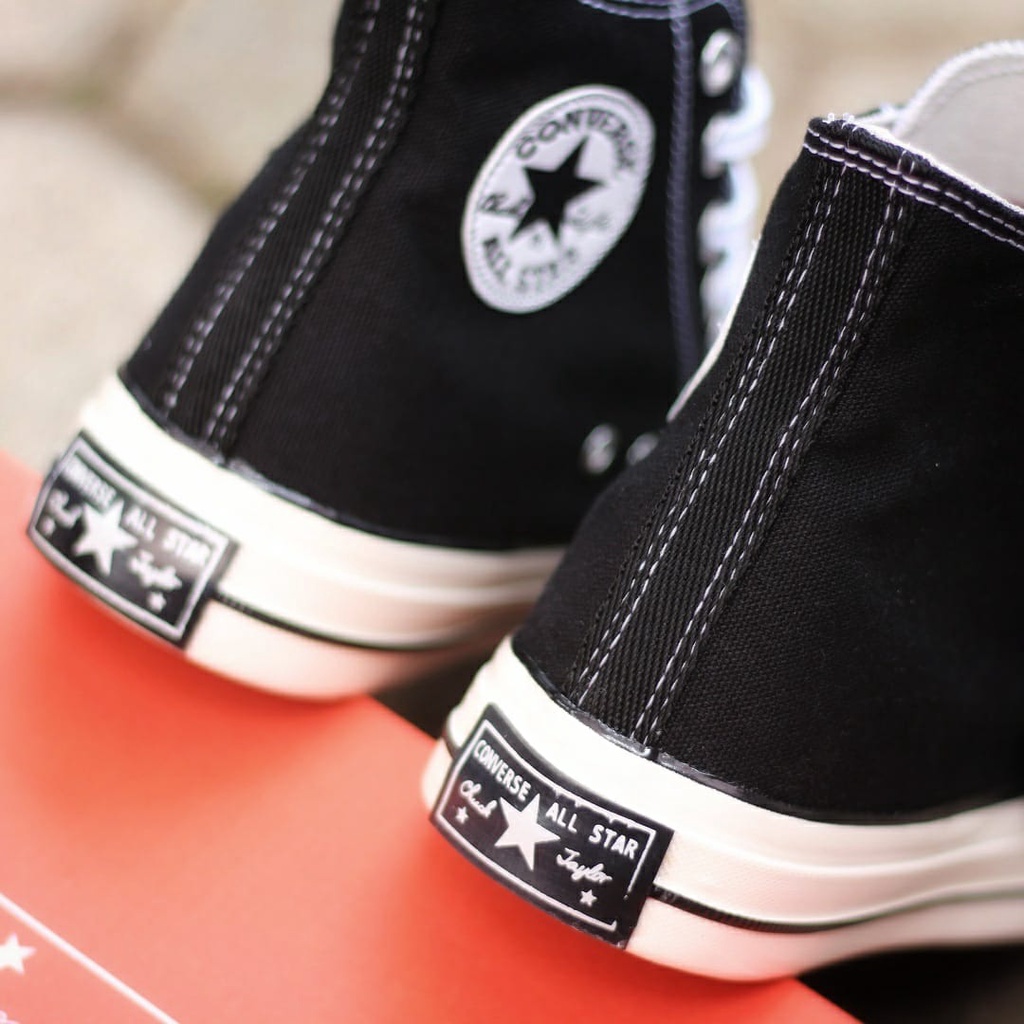 PROMO Sepatu Converse 70s Egret Black White untuk Pria dan Wanita, TOP Quality Grade Original, Harga Murah