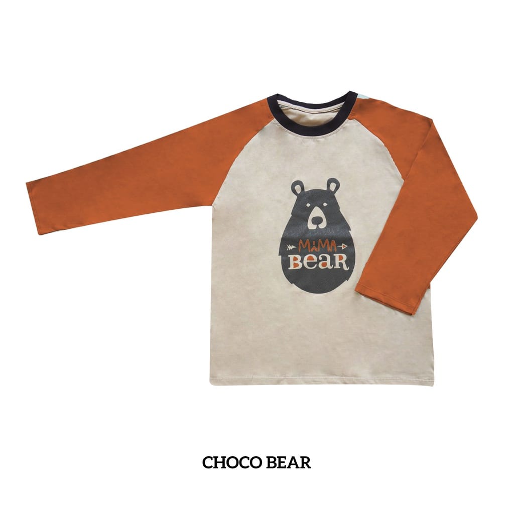 Little Palmerhaus - MAMA BEAR Raglan Family Series (Kaos Wanita/Ibu)