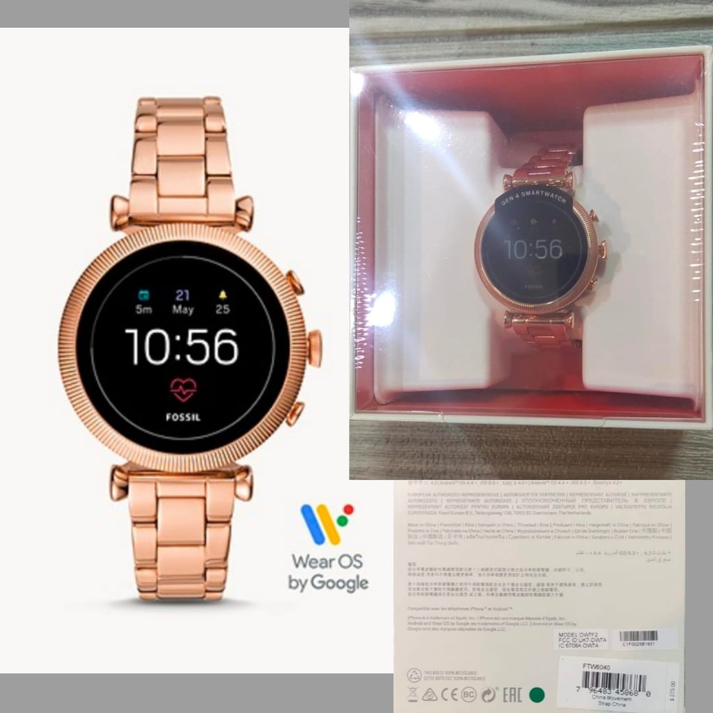 Jam Smartwatch Gen 4 Sloan Rosegold FTW6040 Sealed New Original