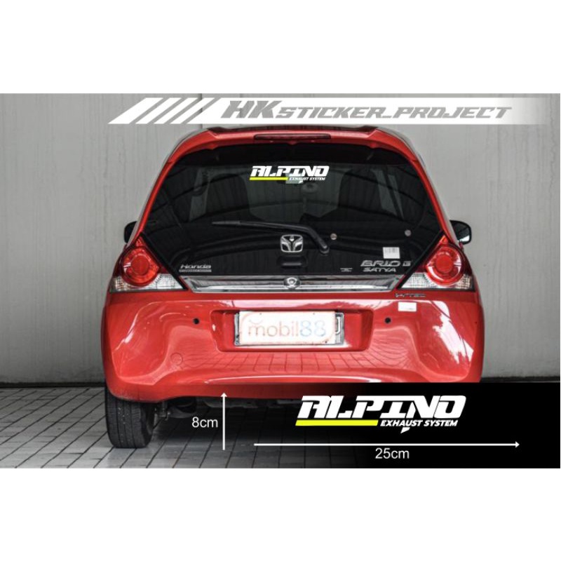 

sticker - stiker Alpino exhaust system