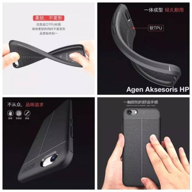 Auto Focus Xiaomi Mi 8 6.21 inch Leather Soft Case Xiao Mi 8 Auto Fokus Xiaomi Mi8 Motif Kulit Jeruk