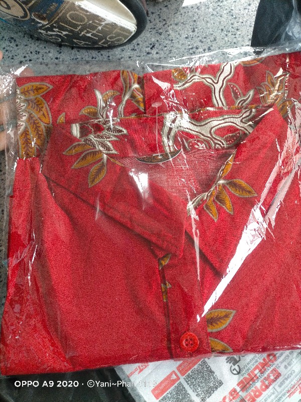 Kemeja Batik Pria Dewasa Lengan Pendek Bahan Katun Stretch, 021 Py#