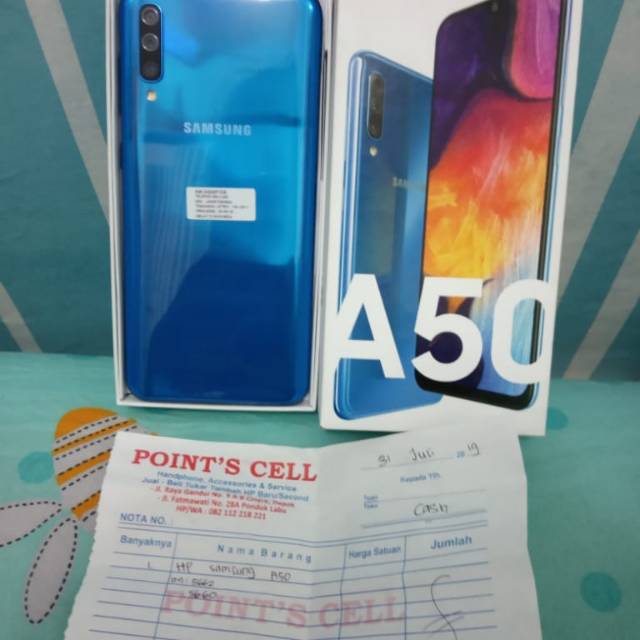 Samsung a50 blue 4/64