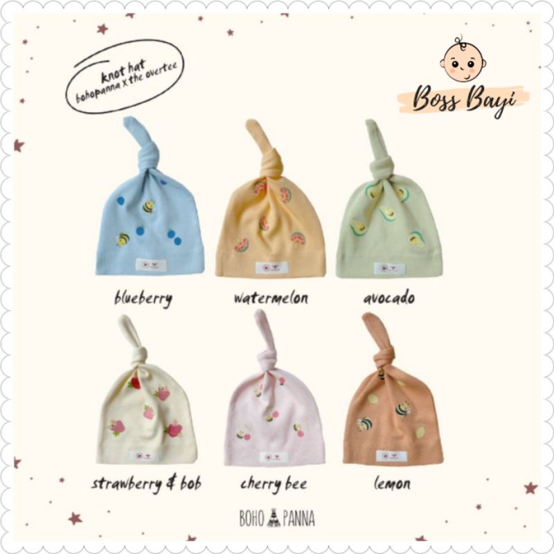 BOHOPANNA - Knot Hat Bohobaby (Topi Bayi)