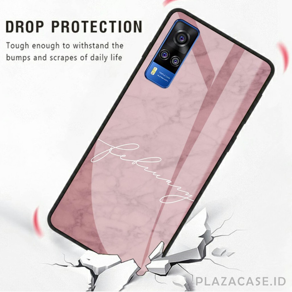 Softcase Glass Month K87 [ ALL TYPE ] VIVO Y51 2020 Y12S Y20 Y12i Y30 Y50 V20 V20 SE V19 V17 PRO V15