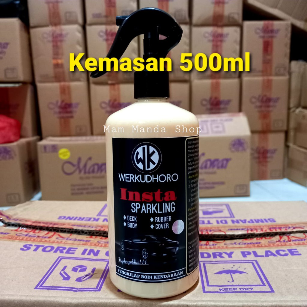 Pengkilap Body Mobil &amp; Motor / Insta Sparkling 500ml / Daun Talas