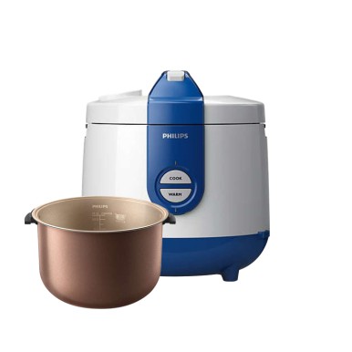 PHILIPS Rice Cooker Magic Com 2 L HD3119/31 - Basic Blue