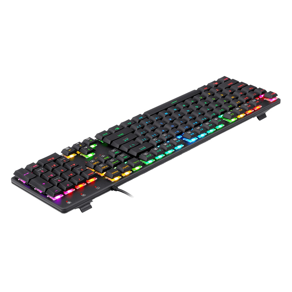 Keyboard Gaming Mechanical Redragon Wired usb Macro program Low Profile switch RGB SHRAPNEL K589RGB