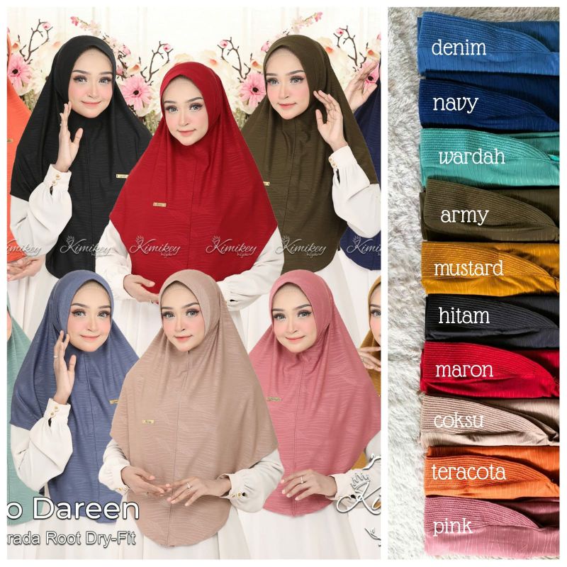 Hijab Kimikey Daren/Hijab Instan/Hijab Kekinian/Hijab Murah