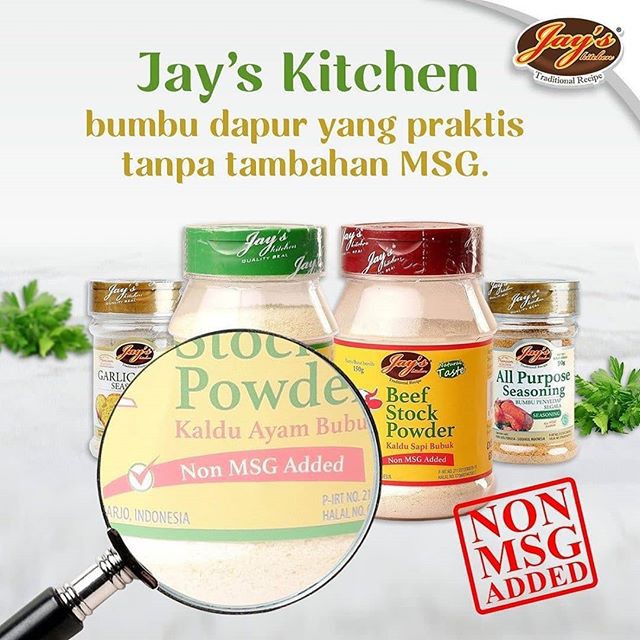 Jay's Jays Beef Stock Powder Kaldu Sapi Bubuk Non-MSG 150 gr / 150gr