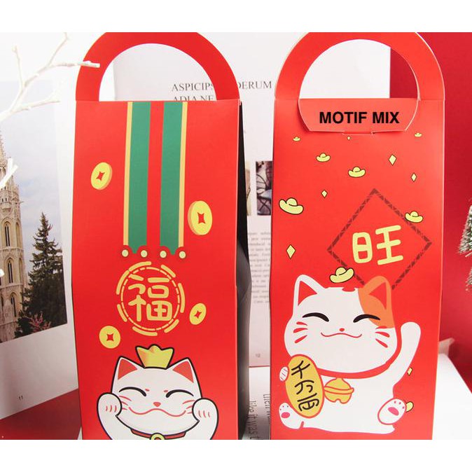 

KOTAK KADO IMLEK GG, KOTAK KADO MOTIF KUCING JEPANG, KOTAK ZAKKA KADO - MIX
