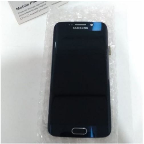 LCD TOUCHSCREEN SAMSUNG S6 EDGE OLED GARANSI - Hitam