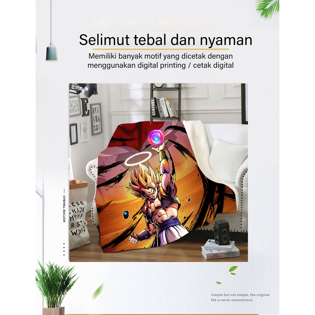 Selimut Motif Karakter Bulu Halus Lembut Tebal Premium Quality