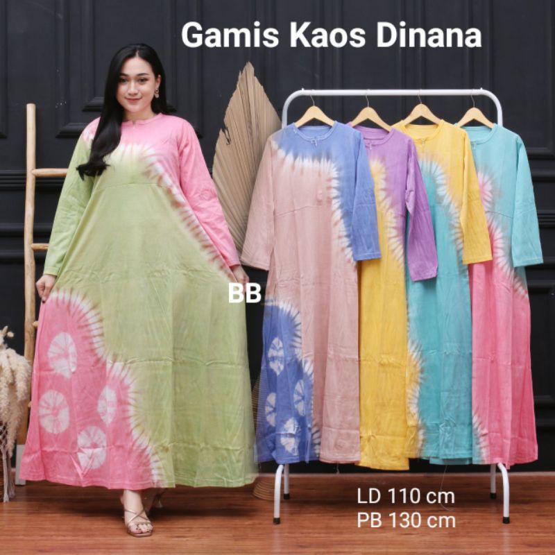 DASTER KAOS JUMBO MOTIF ABSTRAK LENGAN PANJANG RESLETING DEPAN BUSUI TIE DYE JUMPUTAN