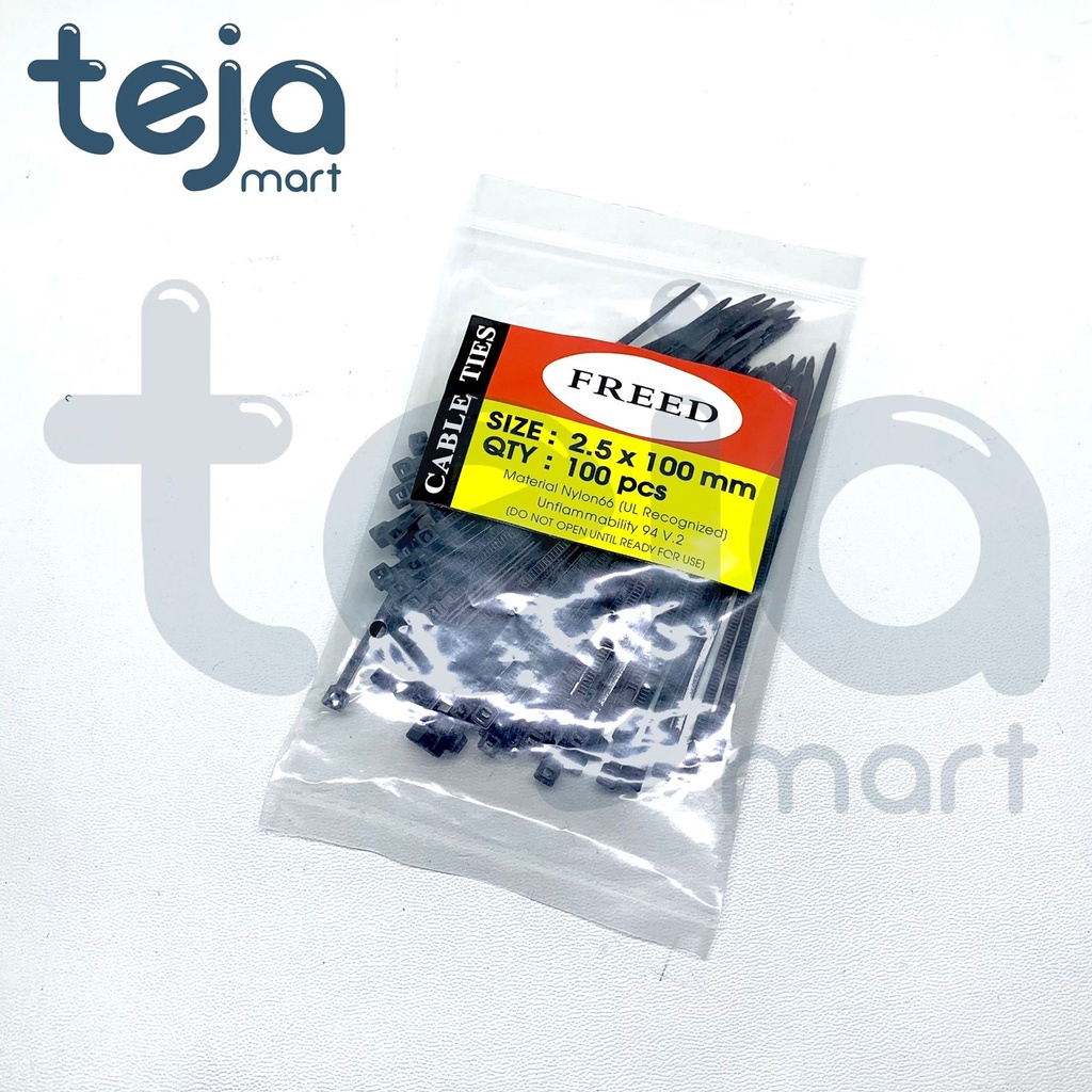 Kabel ties Cable ties Kabel tis Cable tie Perapih 2.5x100mm isi 100Pcs