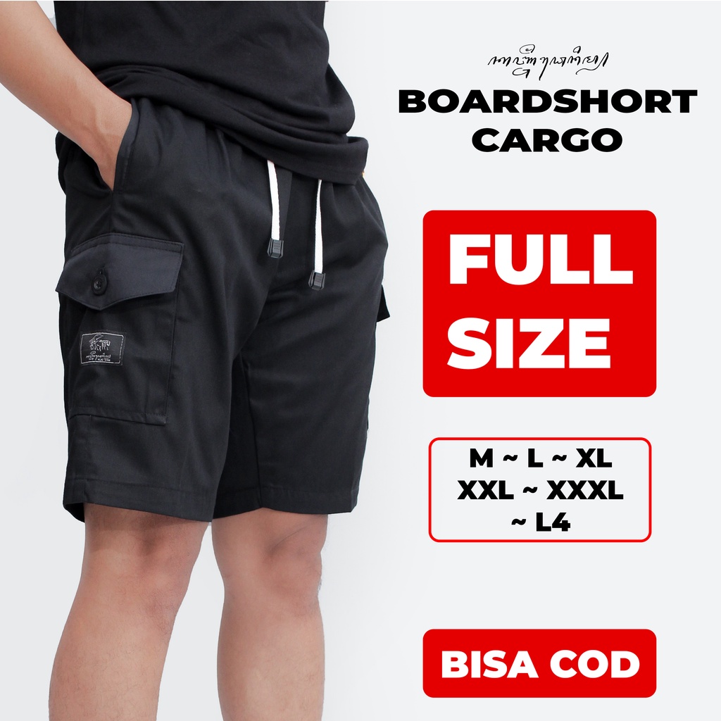 Celana Pendek Boardshort Cargo Kanjeng Denim