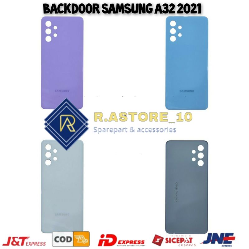 Backdoor Tutupan Baterai Casing Belakang Samsung Galaxy A32 2021 Backcover Tutup Belakang Casing Kesing Housing