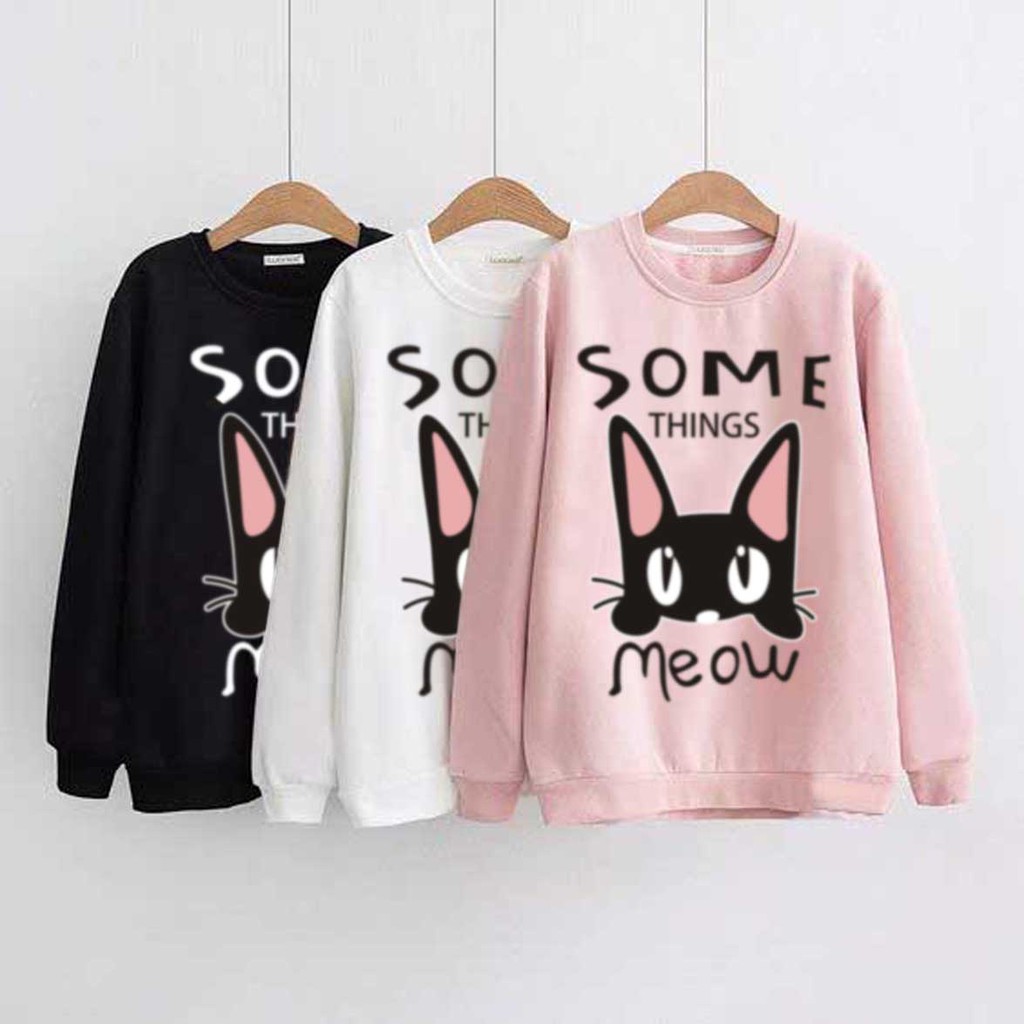 Bess - Sweater Lengan Panjang Murah / Sweater Wanita SOMETHING MEOW