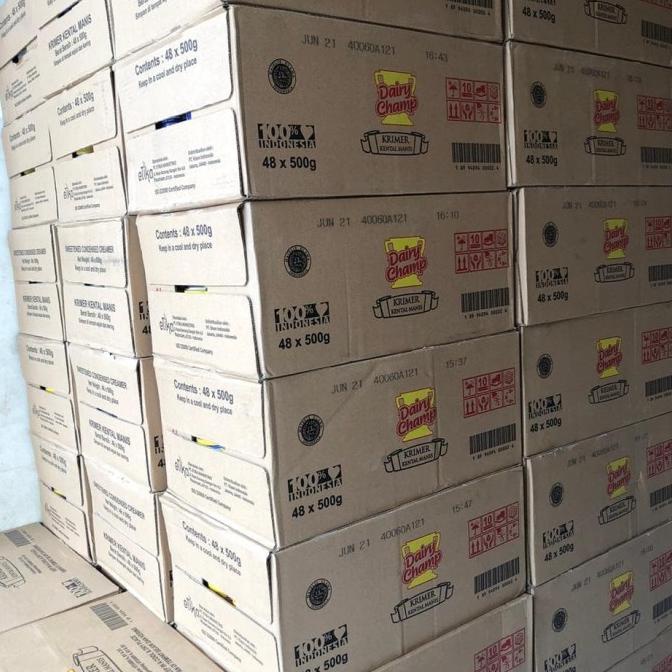 

BAYAR COD Dairy champ 500gr/perkarton/kartonan/gojek only