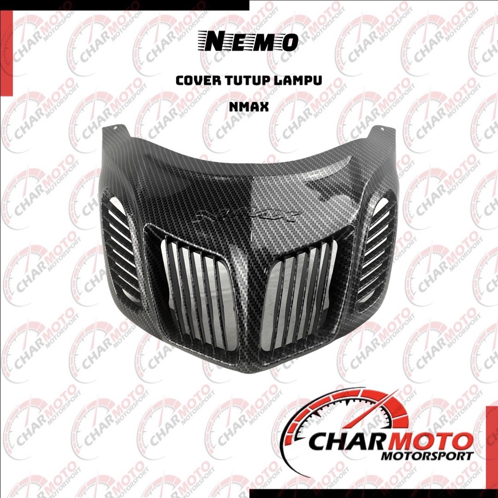 Cover Tutup Lampu Stop Belakang Yamaha Nmax 155 Old Karbon Carbon Nemo PNP - Charmoto