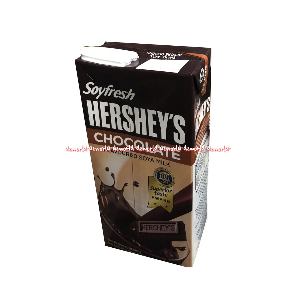 Hershey's Chocolate 946ml Cookies n Creme Mocha Susu Kacang Kedelai Soya Soyfresh UHT 946ML Hersheys Hershey UHT Susu Soya Siap Minum Cokelat Moka Kukis Dan Krim