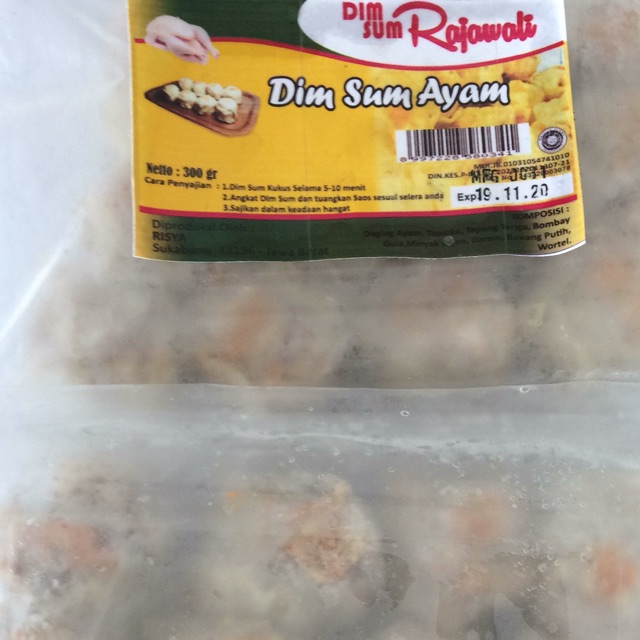 

Dim Sum Ayam / Din Sum Rajawali Frozen @300Gram