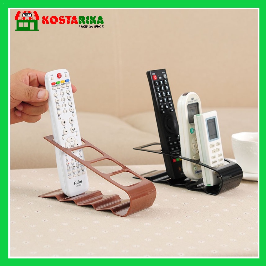 Remote Control Stand Holder Rack Rak Tempat Penyimpan Remote TV AC DVD