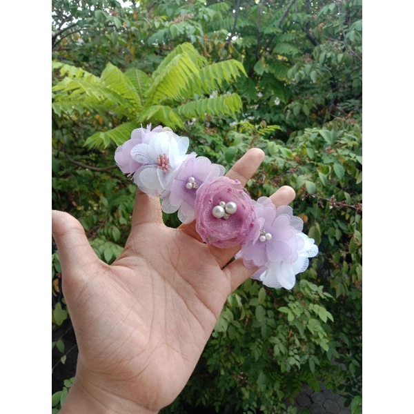 flower crown bayi / mahkota bunga anak