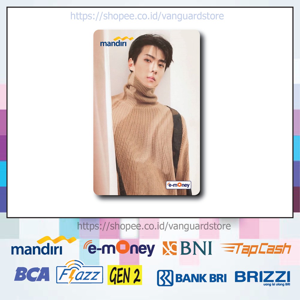 KARTU E MONEY E TOLL KOREA SEHUN EXO KPOP 19 EMONEY MANDIRI FLAZZ BCA BNI TAPCASH BRIZZI BRI-1 SISI