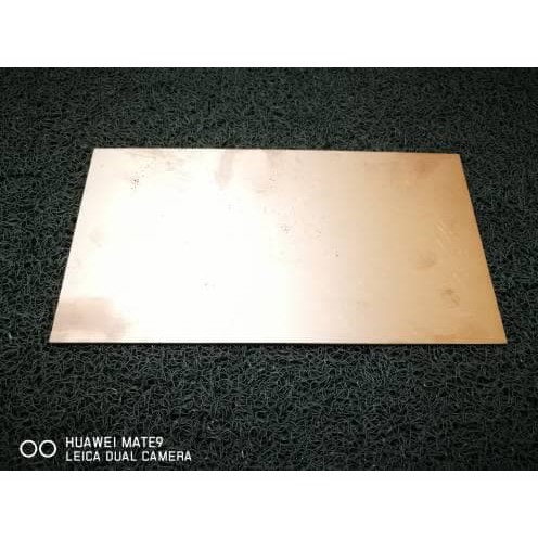 Papan pcb polos ukuran 20cm x 11cm pcb board