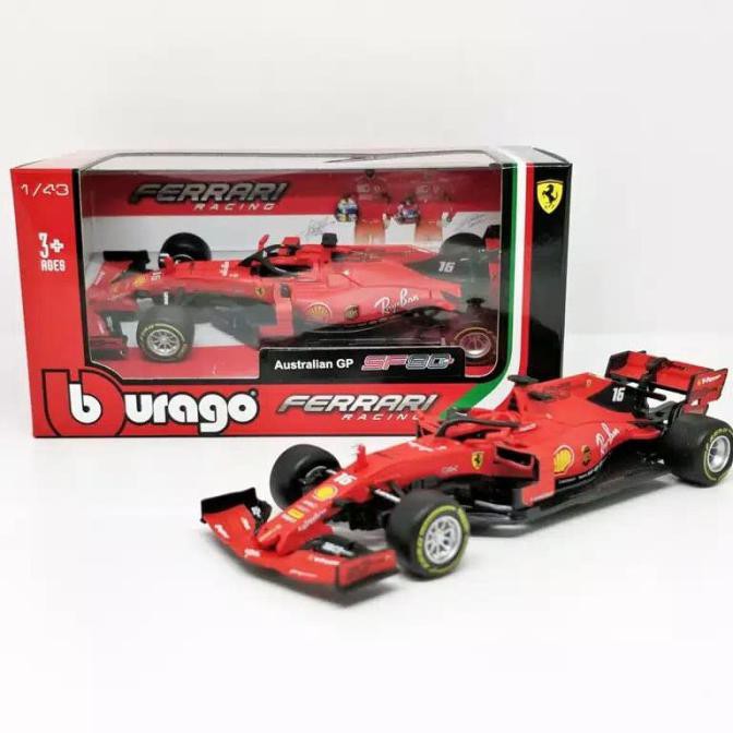 Miniatur / Hiasan Koleksi / Mainan Diecast Formula 1 Miniatur F1 Ferrari SF90 #16 Charles Leclerc