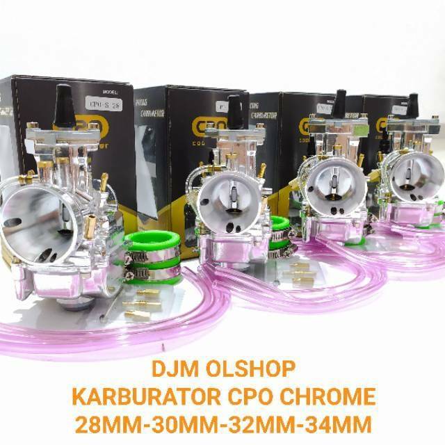 KARBURATOR CPO PWK 28 30 32 34MM CHROME SERIES ORIGINAL