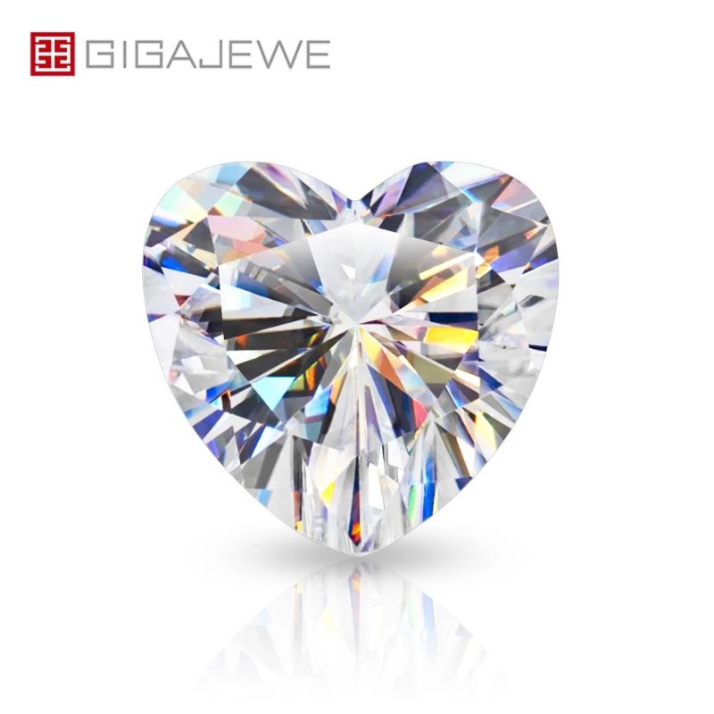 Heart Moissanite GRA certificate