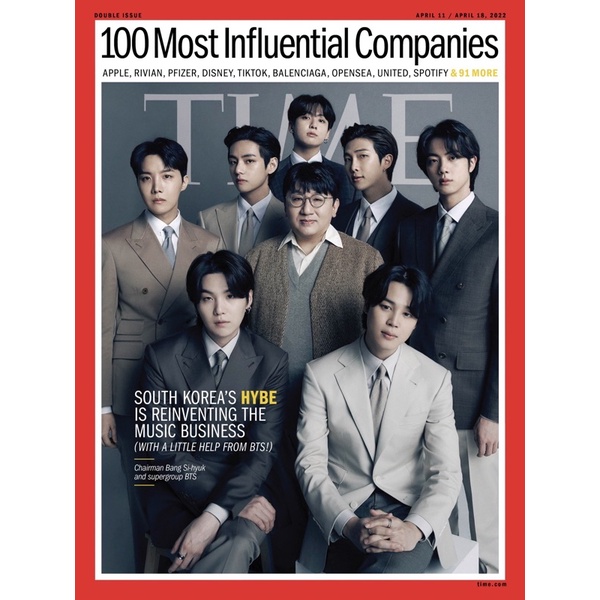 Time - Asia Ed. 2022년 04월 11일 : TIME 100 COMPANIES TIME - BTS MAJALAH MAGAZINE APRIL