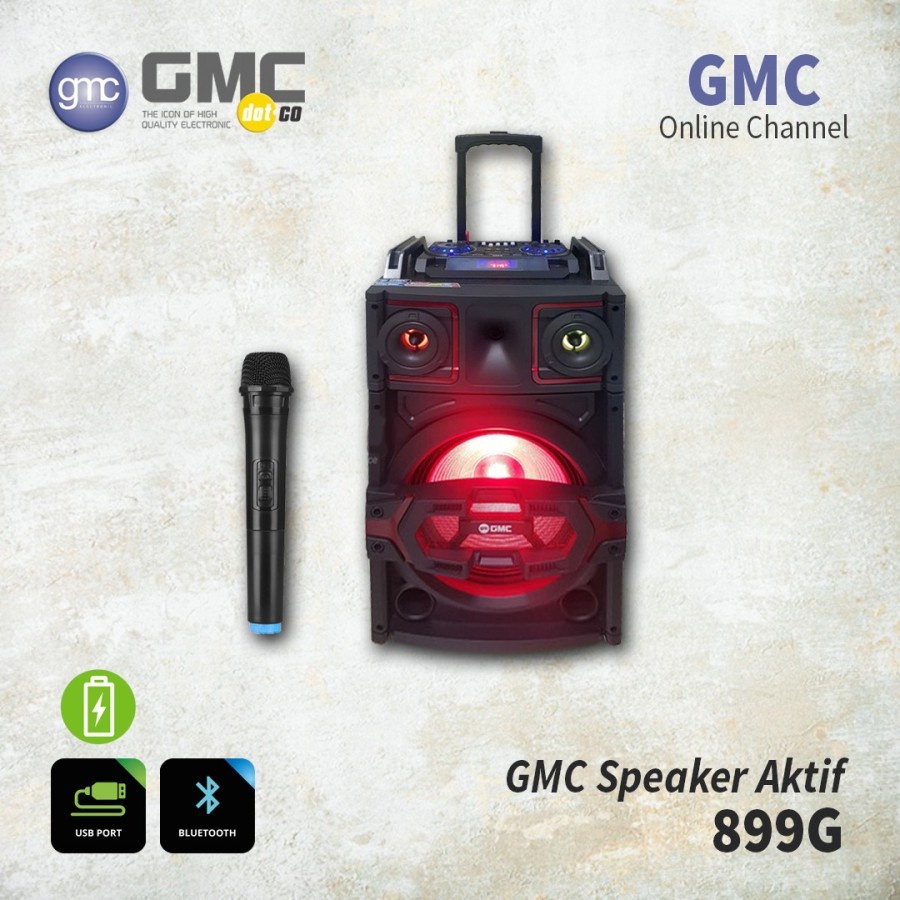 SPEAKER MEETING PORTABLE GMC 899G / 899 G BLUETOOTH - 12 INCH