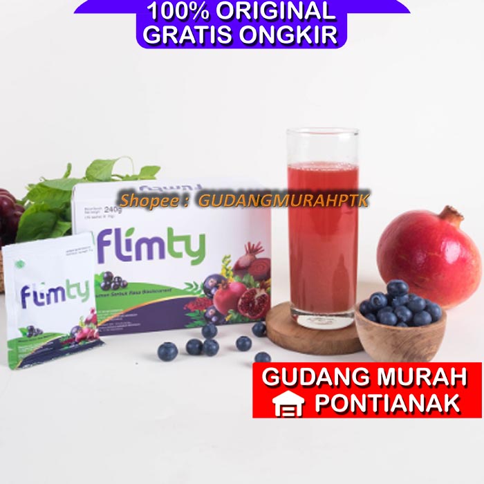 Flimty Fiber Per-Sachet satuan BPOM pelangsing obat kurus diet Detox kesehatan