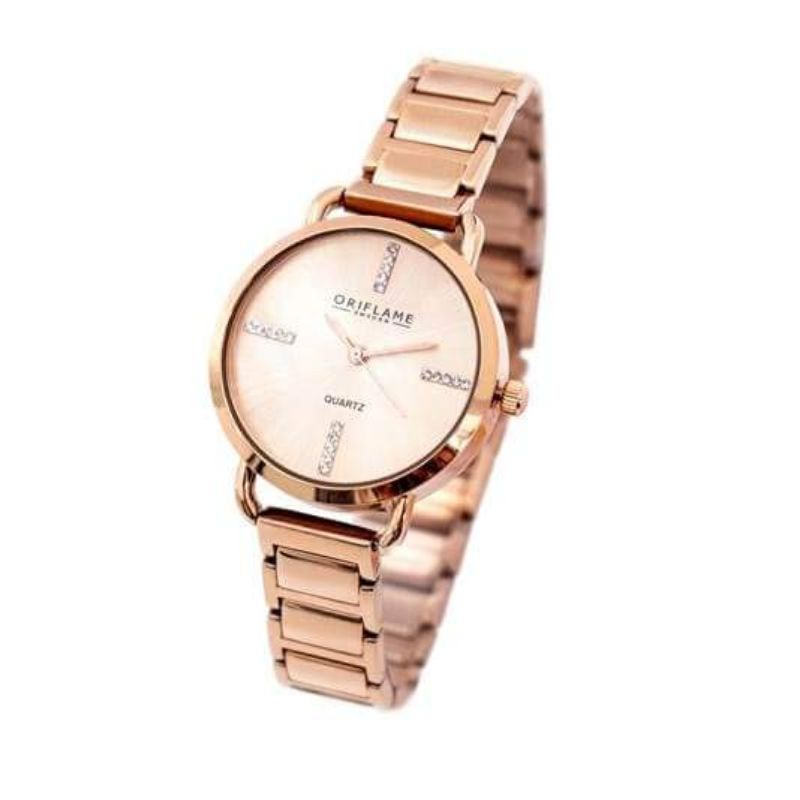 Jam Tangan Wanita / Rose Goldtone Watch