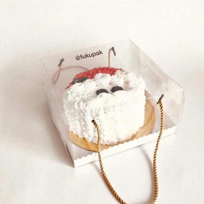 

^^^^^] Bungkus Box Mika Tali 20X20,Kotak Kue Roti,Tart, Chiffon,